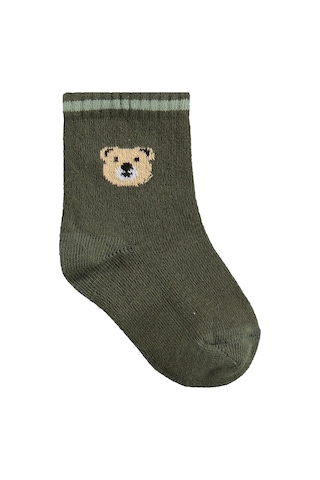 Civil Baby Bear 3'lü 6- Bebek Erkek Çorap Set Standart