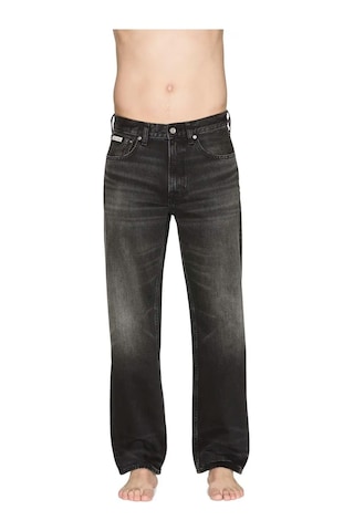 Calvin Klein 90s Straıght Kleın Black Jean Erkek Siyah Kot Pantolon-12566 Siyah
