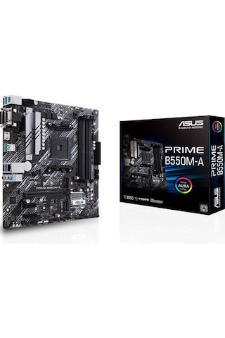 Asus Prime B550M-A AMD B550 4800 MHz (OC) DDR4 Soket AM4 mATX Anakart