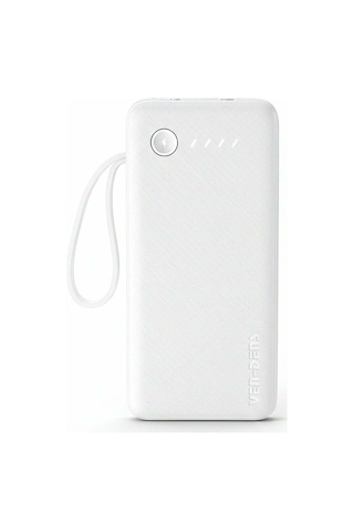 Ven-dens Vd-pb059 Premium 20000mah Dijital Powerbank 4 Dahili Kablo BEYAZ