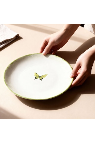 Güral Flora Green 12 Parça 4 Kişilik Kahvaltı Takımı 4883 2732476