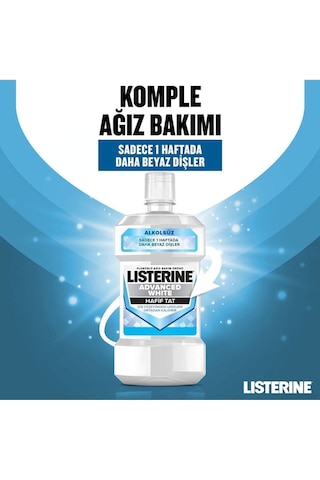 Listerine Advanced White Nane Aromalı Ağız Bakım Suyu 500 ML