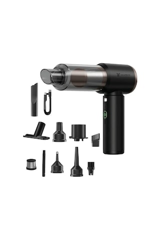 Snapron Snv-3002 80w 7.4v Şarjlı Mini Araç Ve Ev Süpürgesi + Çift Filtrasyonlu Çok Fonksiyonlu Temizlik Seti Renkli