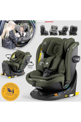 Elele Ritornofix 360 Dönen I-size Oto Koltuğu İsofix 40-150 Cm 0-36 Kg Yeşil