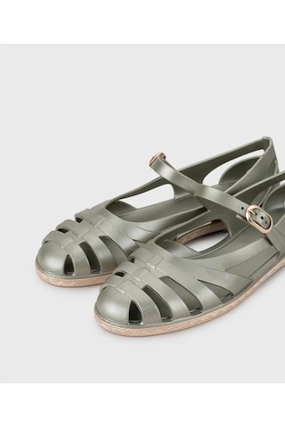 Igor İgor S10375-354 Parıs Metal Kadın Tokalı Sandalet Yeşil 36-41