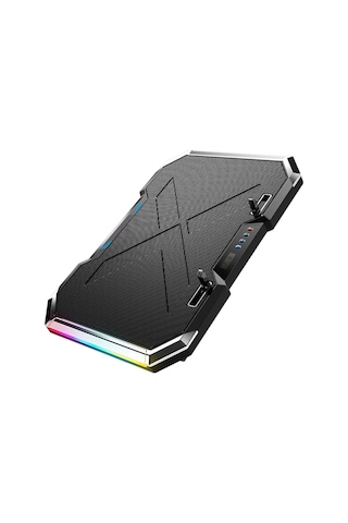 Rgb Led Defter Soğutucu 7 Vites Ayarı Sessiz Oyun Dizüstü Bilgisayar Soğutma Pedi