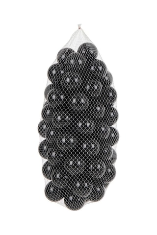 7 Cm 50'li Siyah Oyun Havuz Topu Çocuklar İçin Güvenli Plastik Top