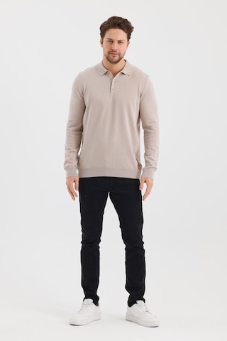 Alexander Gardi Alexandergardı Düğmeli Polo Yaka Regular Fit Kazak E24-eze-36 001