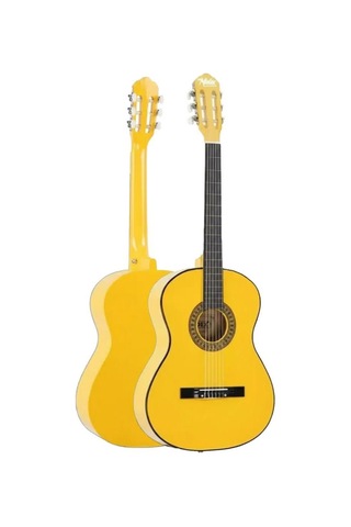 Midex Cg-270ylw Sarı Renk Klasik Gitar 4/4 Yetişkin Boy Sap Ayarlı Full Set