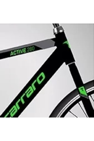 Carraro Active 280 V Fren 21 Vites 28 Jant Şehir Bisikleti Siyah Yeşil 49 Kadro Siyah - Yeşil