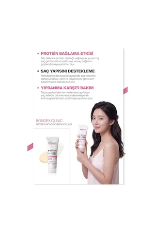 Keratin & Peptit İçeren Onarıcı Saç Bakım Kremi Yıpranmış Saçlar İçin Güçlendirici Bakım 250ml