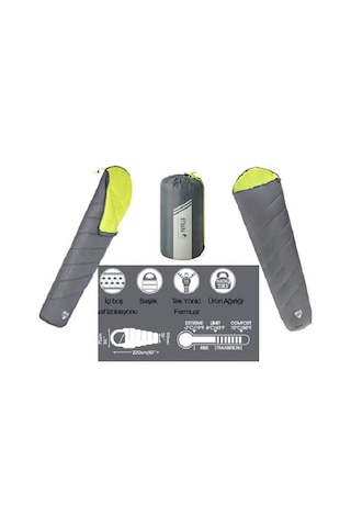 Bestway Pavillo Hiberhide 6-10c Uyku Tulumu 68102 Sarı 220x75x50 Sarı