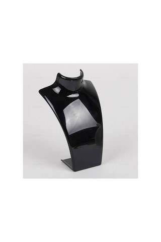 Kolye Standı Akrilik Büyük Siyah 19x30 Cm.