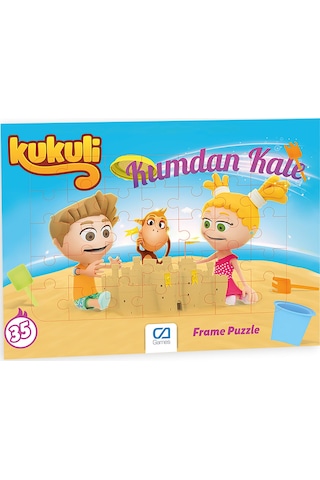 Kukuli Kumdan Kale Frame Puzzle/Yapboz (35 Parça)