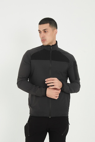 Camp Scoutland Camp260 Outdoor Tactical Su İticili Erkek Fermuarlı Taktik Sweatshirt Antrasit