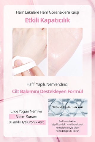 Hyalüronik Asit İçerikli Clıo Kill Cover Mesh Glow Essential Cushion Set 23n Ginger Spf50+ Pa++++ 55886880