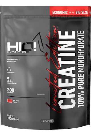 Hıq Creatine Monohydrate 1000g Unflavored - Limited Edition