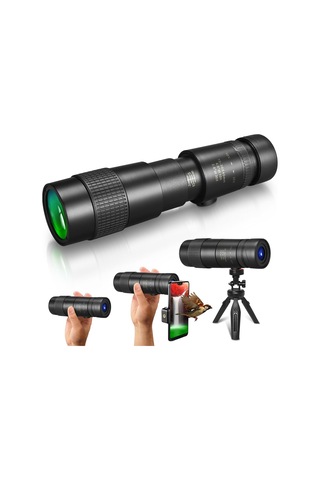 10-30x40mm Monoküler Teleskop, Hd Yüksek Güçlü Fmc Bak4 Prısm Zoom Yetişkinler İçin Monoküler Çocuklar