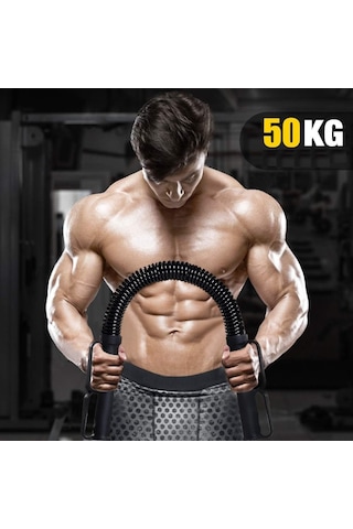 50 Kg Twister Bar - Göğüs Yayı Kol Geliştirici Bükbük Upper Body Chest Expander