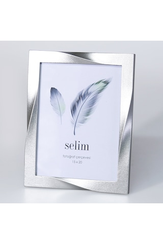 Selim 15 x 20 CM Curved Çerçeve Gümüş