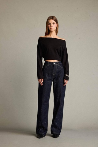 Defacto Relax Fit Düz Paça Jean Pantolon G3204ax25aunm26 Lacivert