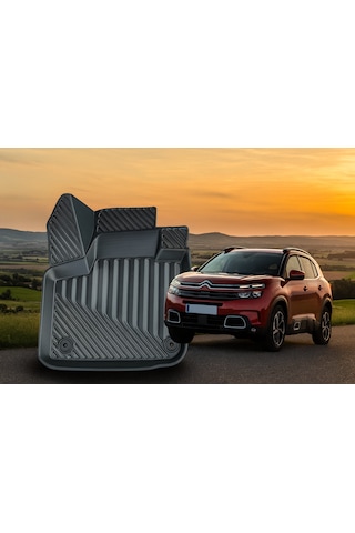 Citroen C5 Aircross 2017-2022 Uyumlu 3d Oto Paspas Premium