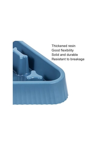 Dm Cbtx Üçgen Kemik Pet Yavaş Yemek Kabı, Köpek Ve Kedi Mama Kaseleri Pembe