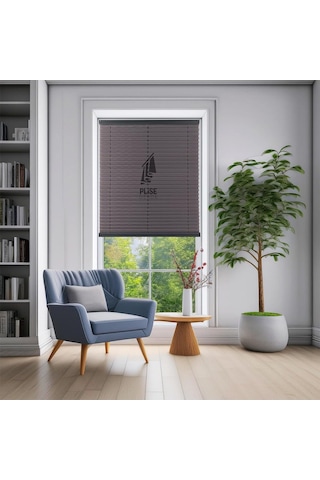 Plise Dekor Antrasit Gri Plise Perde Yapıştırmalı 60g X 150y Cm Çok Renkli