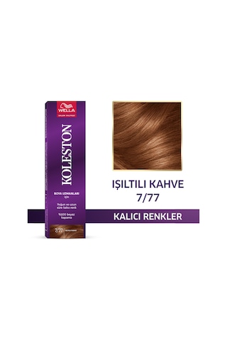 Koleston Single Tüp Saç Boyası 7/77 Işıltılı Kahve