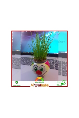 Emoji Çim Adam Tekli - 10 Adet