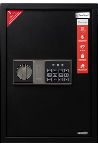 Das Siegel Çelik Elektronik Şifreli Ve 2 Anahtarlı Kasa 50DSB