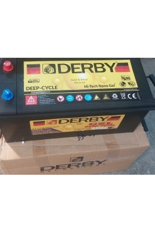 Derby 12 V 150 A Jel Akü Ocak 2025 Üretimi High Tech Nanogel