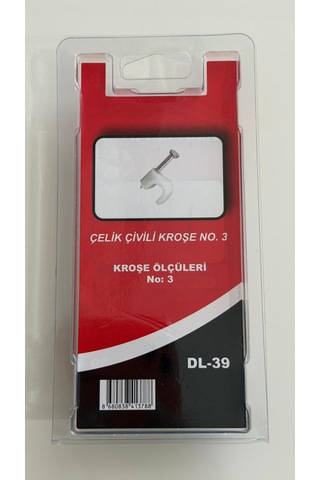 Medalyan Çelik Çivili Kroşe No.3 No 3