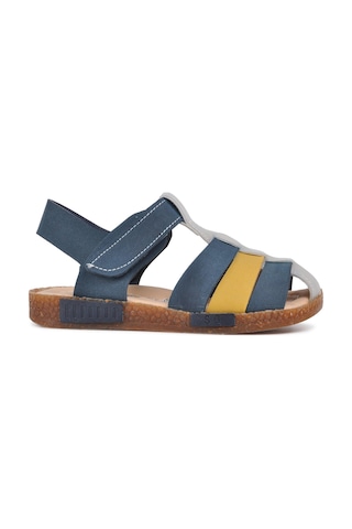 Şiringenç 210111 Lacivert-bej-hardal Comfort Erkek Çocuk Sandalet 001