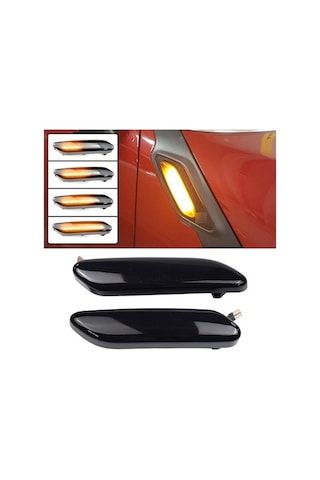 Didadodo Araba Dinamik Amber Led Ön Çamurluk Işaretleyici Işıklı Dönüş Sinyali Lambası Için Bmw Mini Cooper R60 R61 Paceman