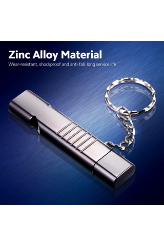 Springsun 64gb Usb3.0 Metal Zink Alyuminyum İki Fonksiyonlu Usb+işaretli Hafıza Diski, 80-100mb/s Okuma Hızı, Dayanıklı Ve Taşınabilir, Gri Renk