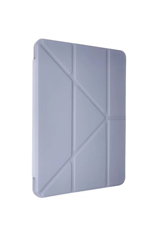 Northcity Samsung Uyumlu Galaxy Tab A9 Plus Kılıf Kalemlikli Mars Tablet Kılıfı - Lila Klavyeli Kılıf