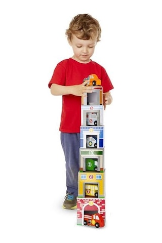 Melissa And Doug Diz Oyna Kule - Binalar ve Araçlar