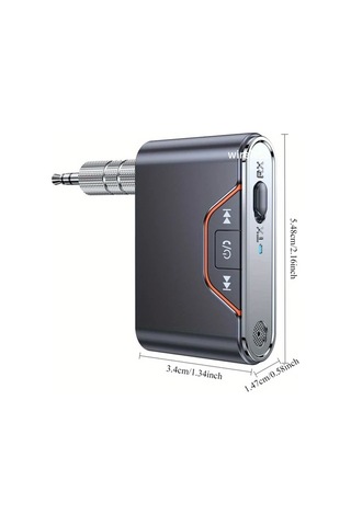 Honeybeeshop Bt-107 Kablosuz 54 Araç Adaptörü Usb C Tf Usb Çalma Şarj Edilebilir Pil Hands Free Arama