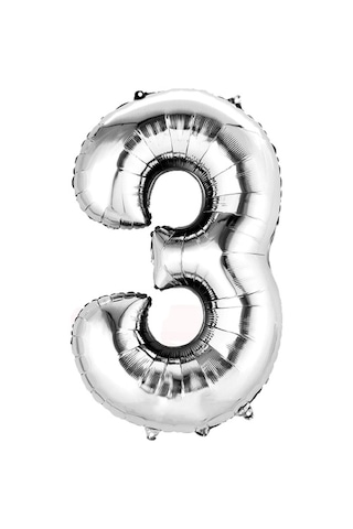 Showparty Folyo Balon 3 Rakam 100 Cm - Altın