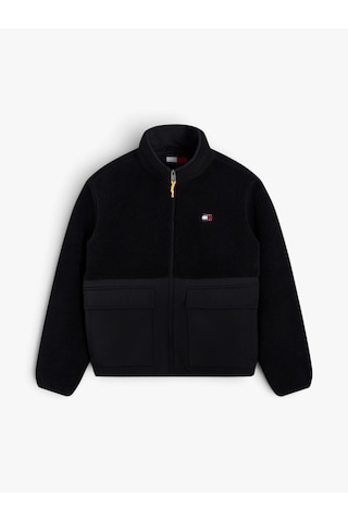 Tommy Hilfiger Tjm Essentıal Mıx Teddy Jacket Erkek Siyah Mont - Dm0dm23227