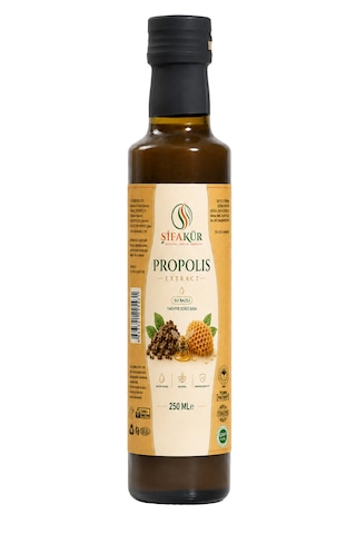 Propolis Ekstraktı 250 ml Su Bazlı Suda Çözünebilir Sıvı Propolis