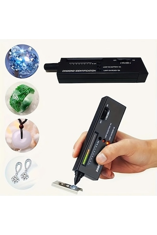 Boatshop1 Diamond Tester Sertlik Olcer Kalem Drill Pen Pilli Mucevher Kristal Tas Teshis Arac