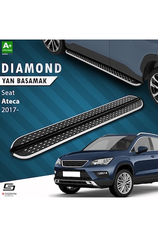 S-dizayn Seat Ateca Diamond Krom Yan Basamak 173 Cm 2017 Üzeri A+ Kalite