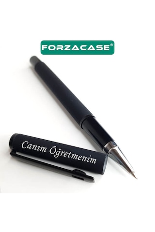 Canım Öğretmenim Yazılı Kutulu Metal Tükenmez Kalem -fc781