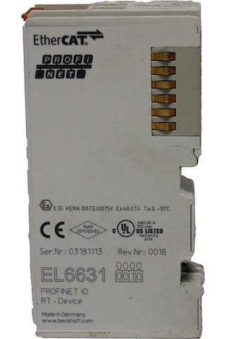El6631 Ethercat Terminal, 2-port Communicatıon