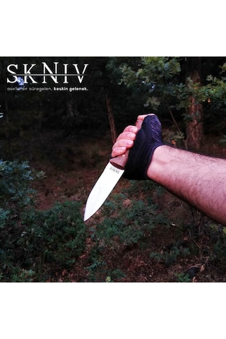 Sk101 Bushcraft Av Kamp Doğa Bıçağı - Yatağan El Yapımı Kahverengi