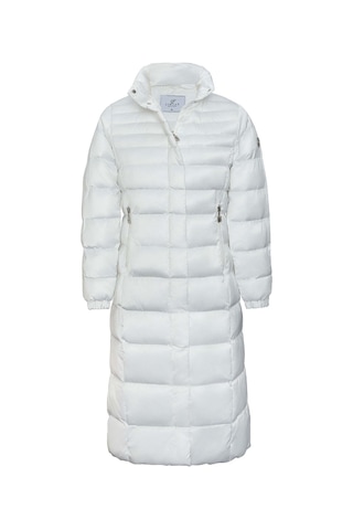 Guitar Kadın Beyaz Şişme Mont Beyaz