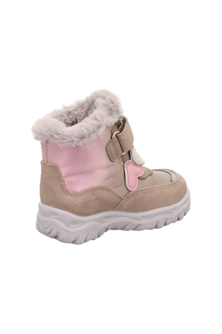 Nubebe Superfit Husky+ Goretex Kız Bebek Kar Botu Bej Bej