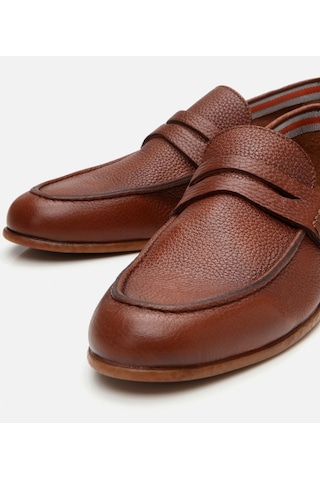 Hotiç Erkek Deri Taba Ultra Hafif Tabanlı Klasik Loafer 02ayh305460a370 Taba-tan Taba